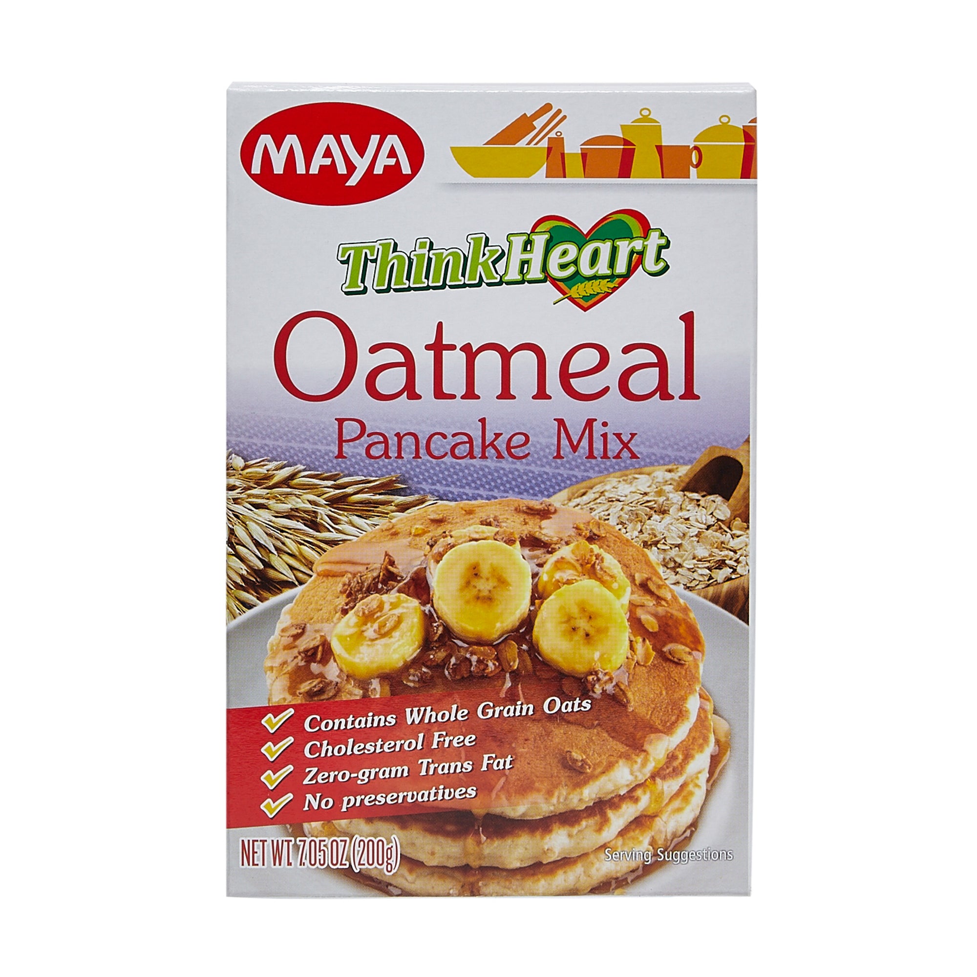 MAYA Oatmeal Pancake Mix 200g Maya Hotcake