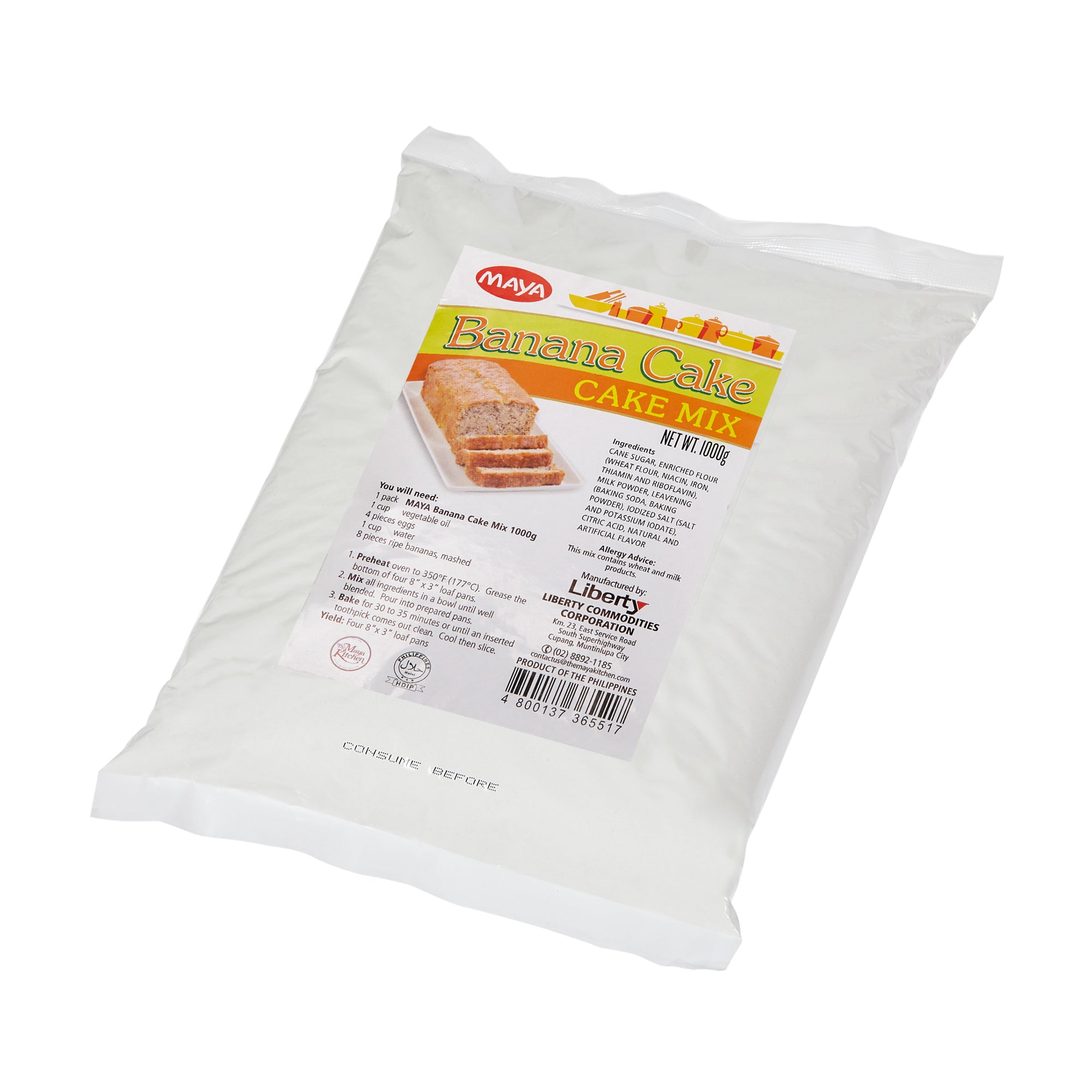 MAYA Oven Toaster Mix Banana Cake 1kg Maya Hotcake