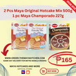 PROMO PACK - 2pcs of MAYA Original Hotcake Mix 500g and 1pc MAYA Champorado Mix 227g